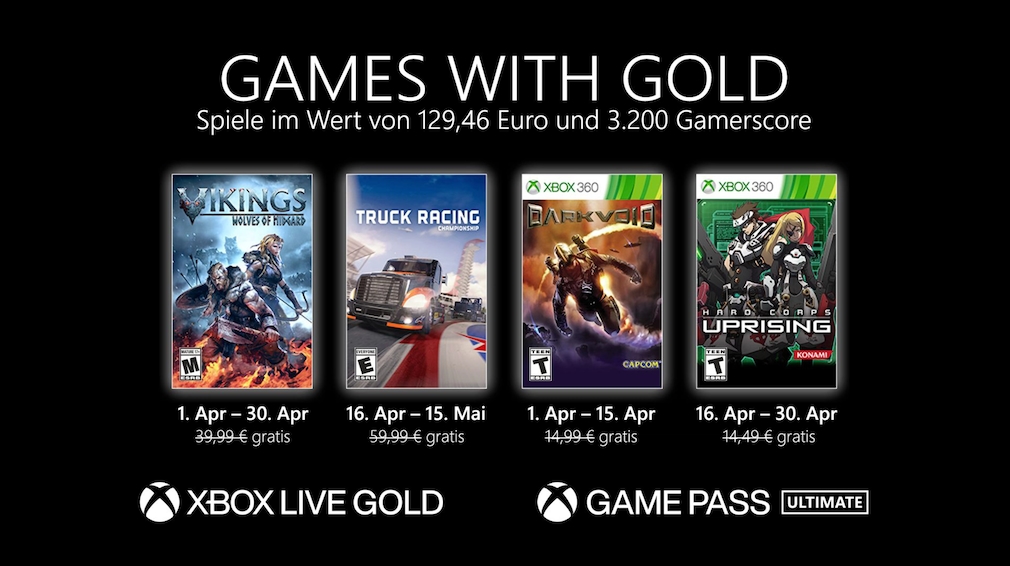 Games with Gold April 2021