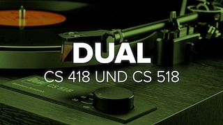 Dual CS 418 und CS 518: Neue Plattenspieler