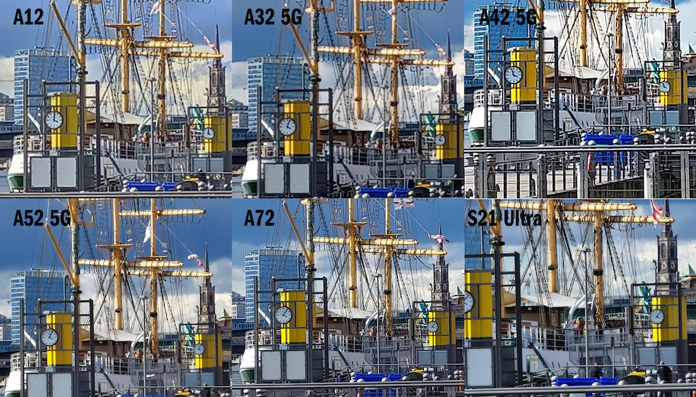Kamera-Vergleich von A-Serie und S21 Ultra: 10 x Zoom