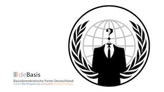 dieBasis: Anonymous erbeutet Daten von Corona-Verhamlosern