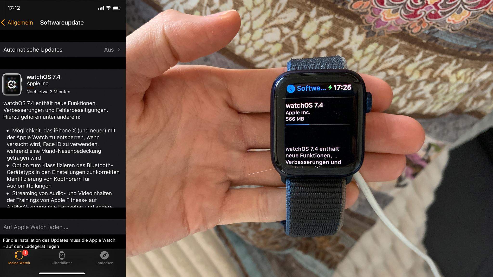 Watch os 7.4 cheap