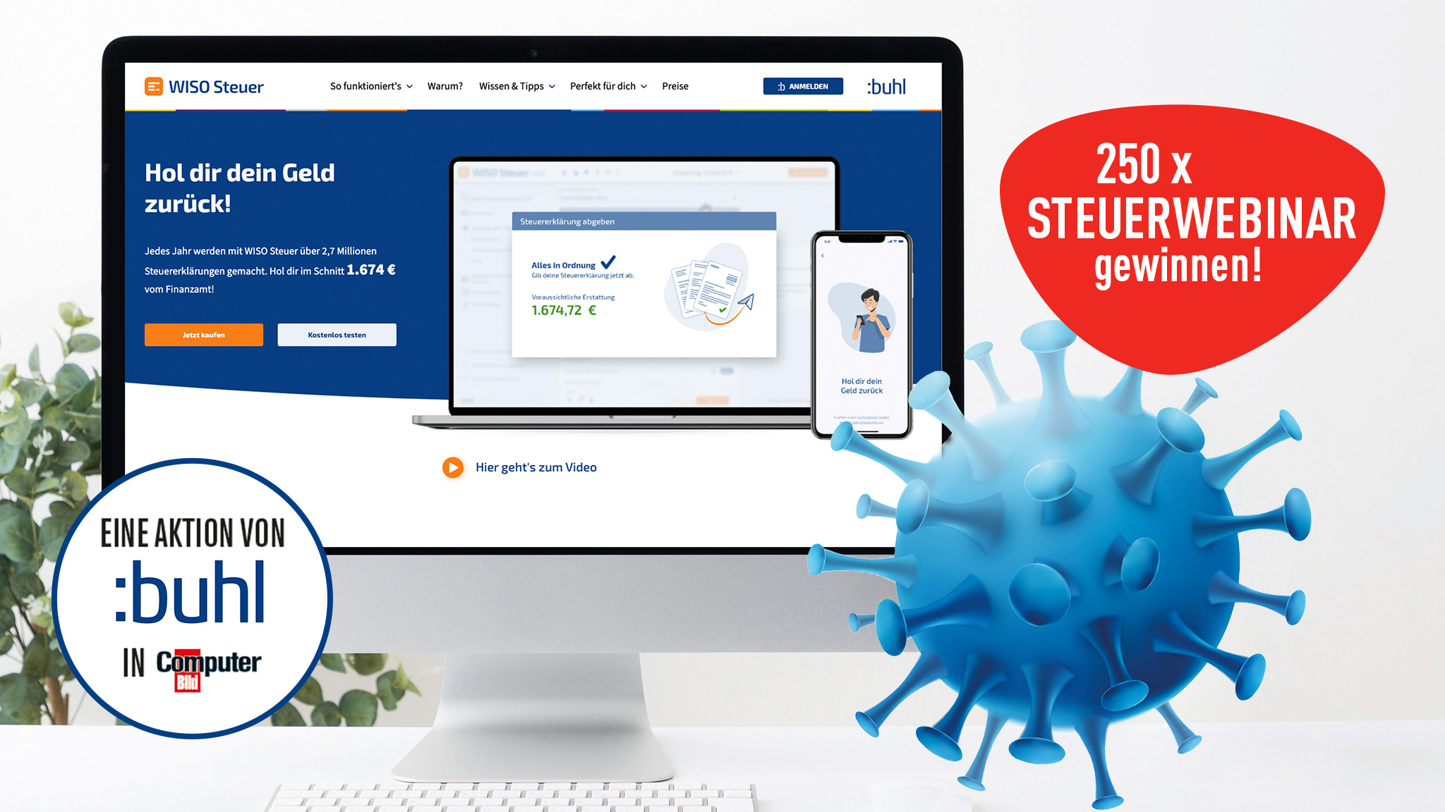 WISO-Steuer Webinar - COMPUTER BILD