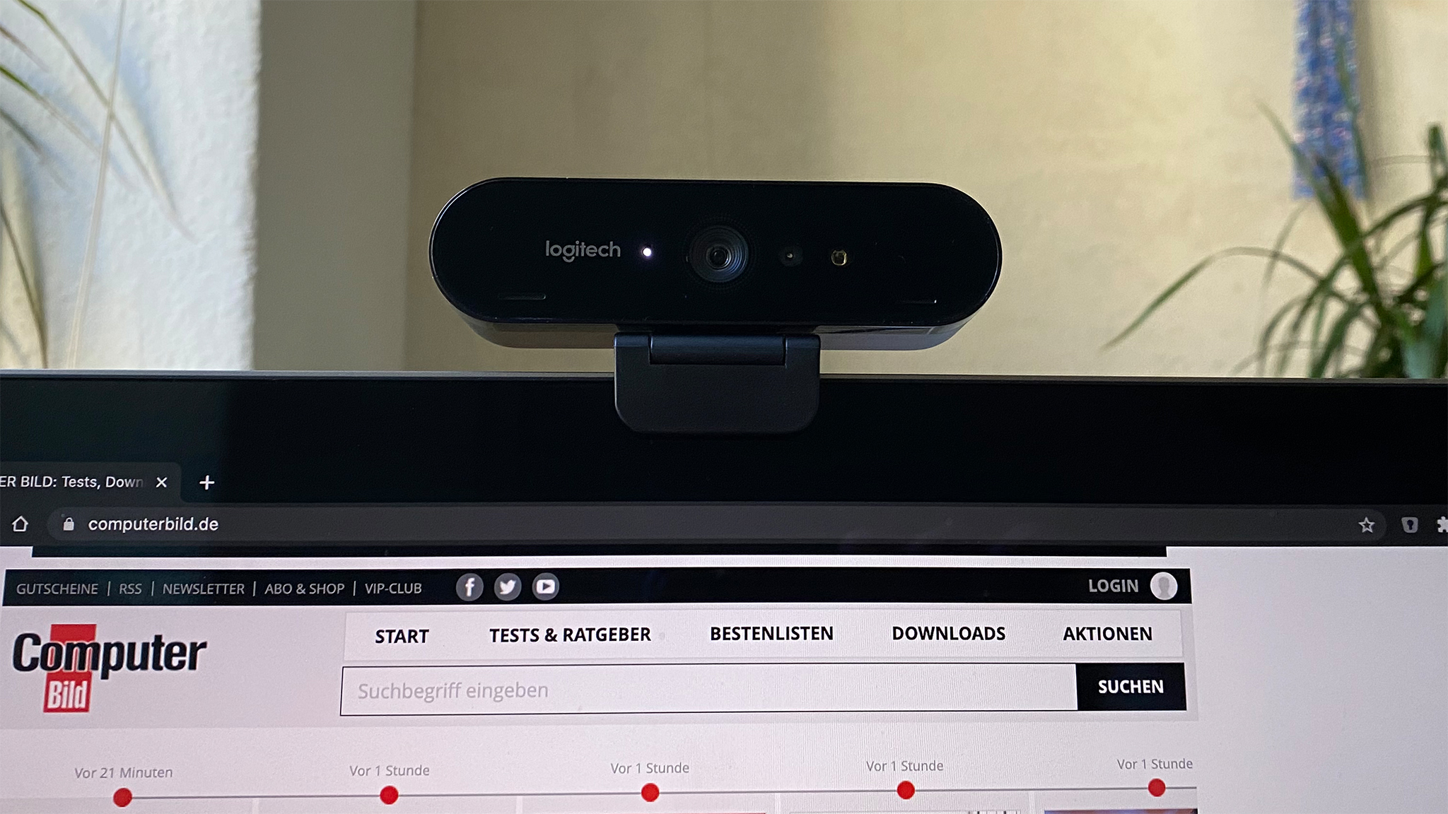 Logitech Brio 4K im Test: So scharf ist die Webcam wirklich - COMPUTER BILD | Webcams