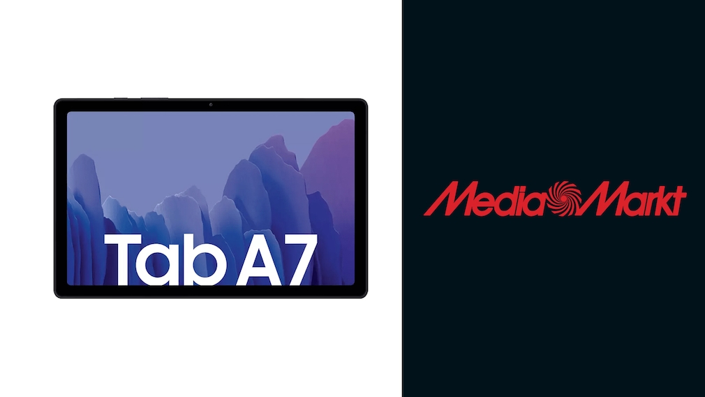 Samsung Tab A7, Media Markt Logo