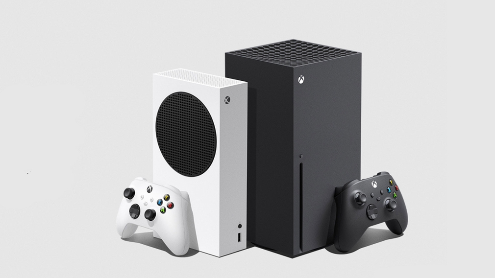 Xbox Series S (links) und Xbox Series X