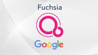 Logos Fuchsia und Google