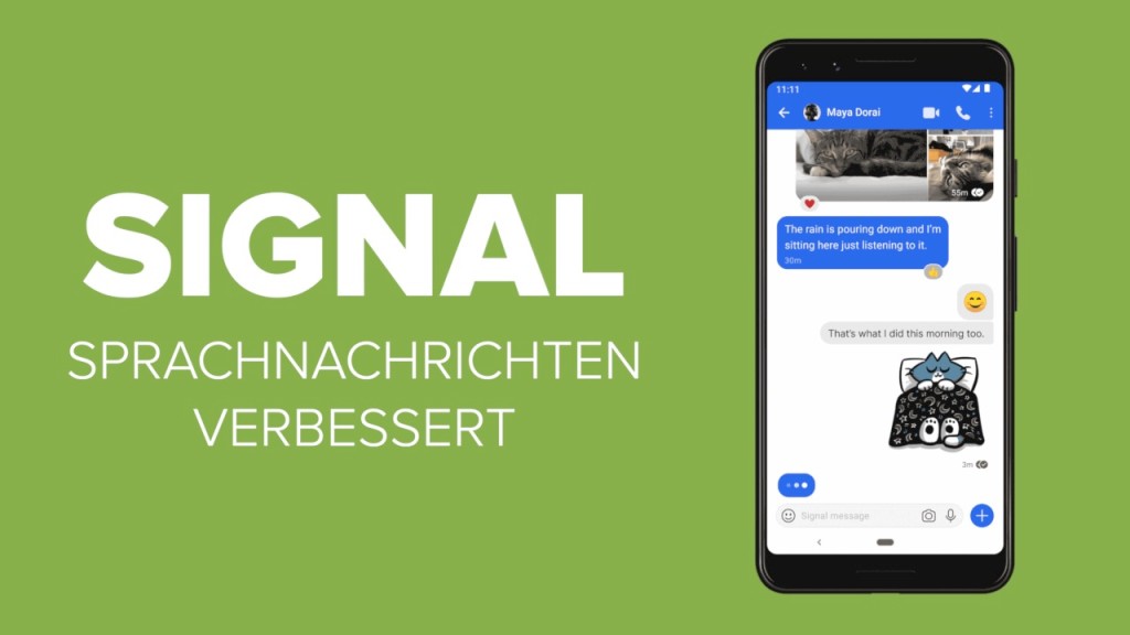 Signal Sprachnachrichten verbessert COMPUTER BILD