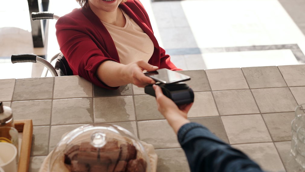 Bezahlung per NFC-Schnittstelle des Smartphones