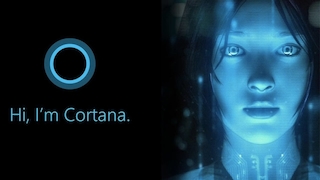 Stilisiertes Cortana-Bild.