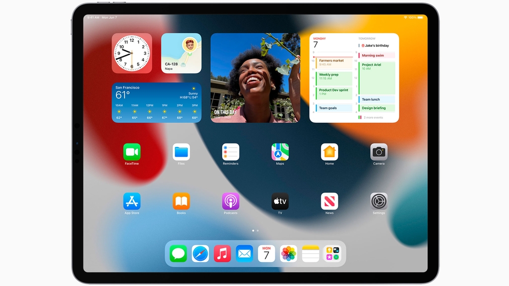 iPadOS läuft auf einem iPad Pro