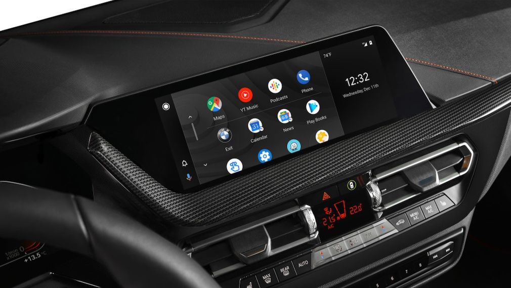 BMW-Konsole mit Android Auto