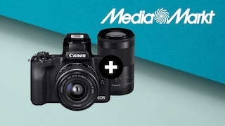 Canon-Kamera im Media-Markt-Angebot: Systemkamera mit zwei Objektiven günstiger