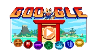 Google Doodle für die Olympischen Spiele in Tokio