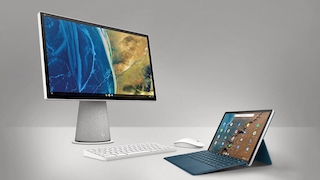 HP Chromebase All-in-One-PC und HP Chromebook x2