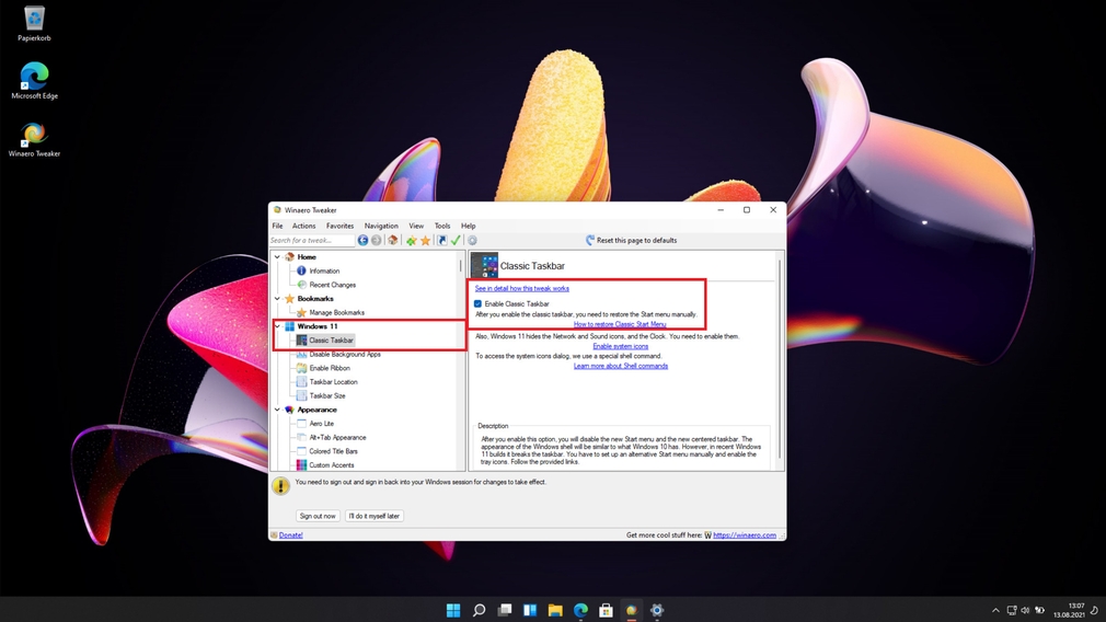 Windows 11 in Windows 10 verwandeln: Alte Bedienung zurückholen