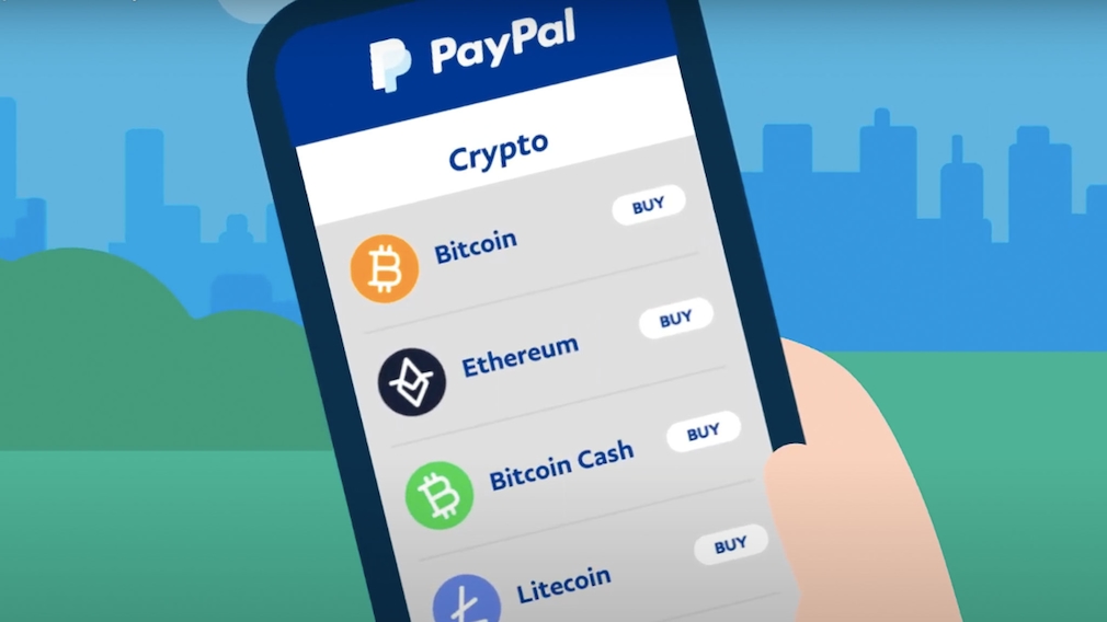 PayPal: Kryptowährungen