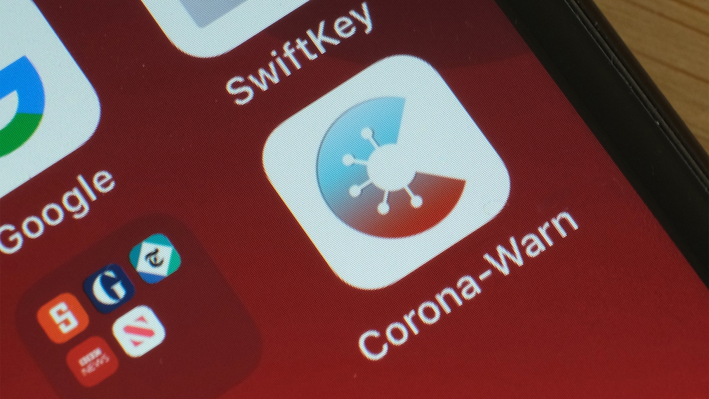 Corona-Warn-App auf einem iPhone.