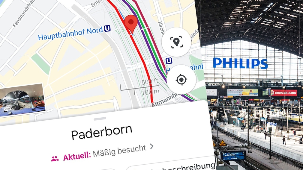 Google Maps: Paderborn liegt plötzlich in Hamburg