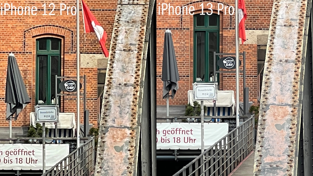 Apple iPhone 13 Pro vs. 12 Pro im Zoom-Vergleich