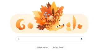 Google-Doodle mit Igel