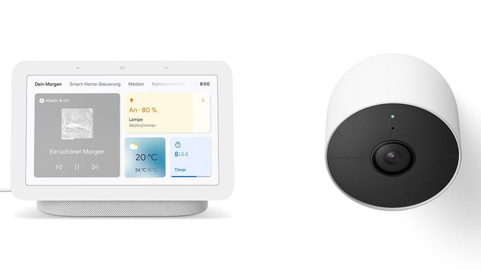 Google Nest Cam mit Nest Hub bei tink