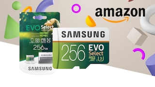 Schnelle Samsung-microSD mit 256 GB um rund 24 Prozent bei Amazon reduziert