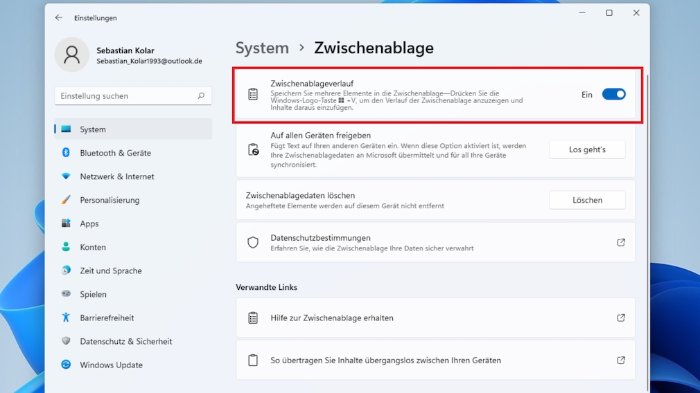 Windows 10/11: Zwischenablageverlauf anzeigen – Anleitung fürs Clipboard