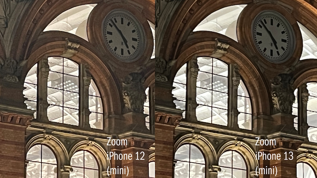 Camera zoom at night: iPhone 12 vs. 13