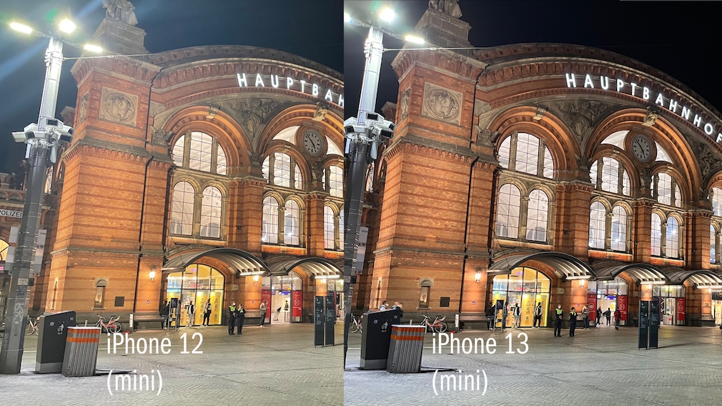 Camera at night: iPhone 12 vs. 13
