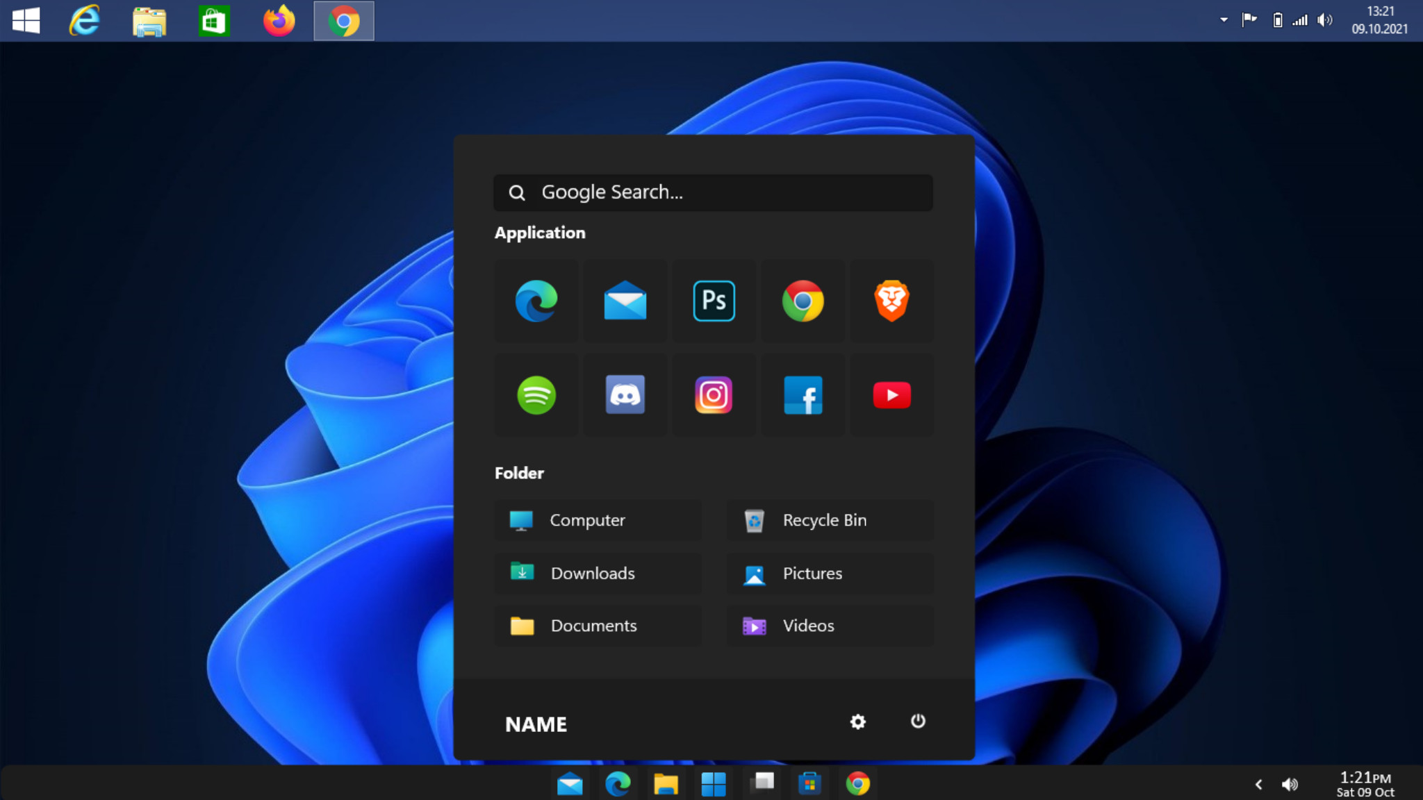 Rainmeter skin installer