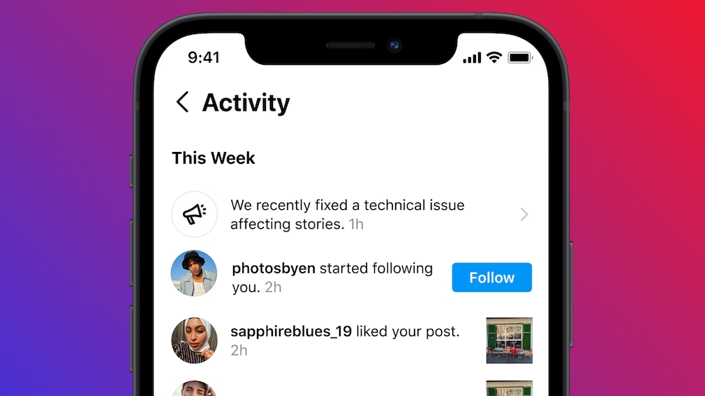 Technikausfälle: Instagram führt Benachrichtigungen ein