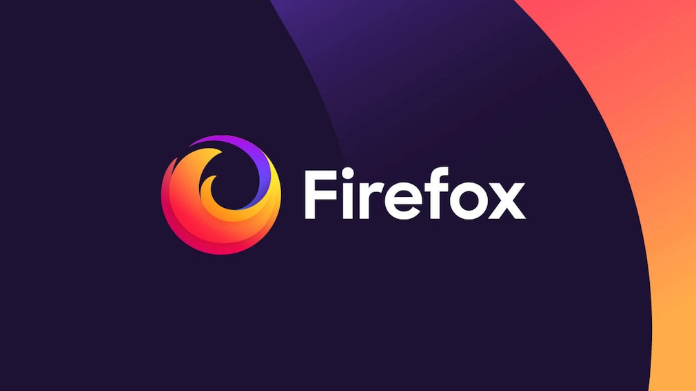 Firefox Logo auf schwarzem Hintergrund
