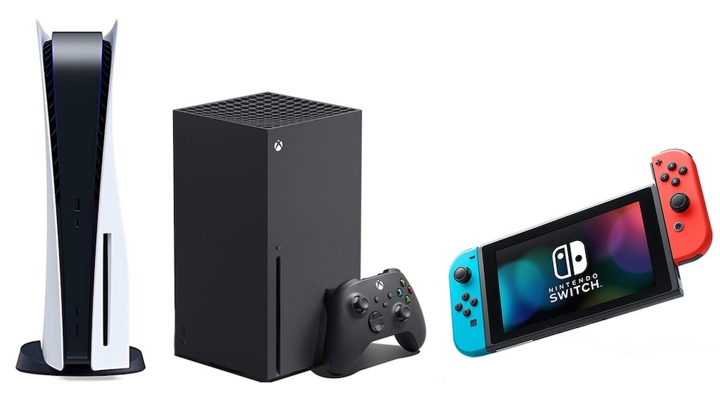 PlayStation 5, Xbox Series X, Nintendo Switch