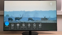 Menü eines Panasonic-Fernsehers