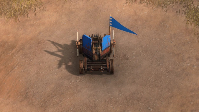 The ballistic rod in Age of Empires 4.
