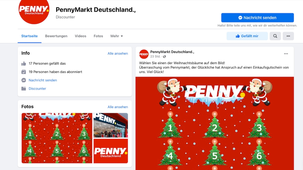 PennyMarkt-Facebook-Fake