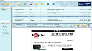 Screenshot aus Kunomail