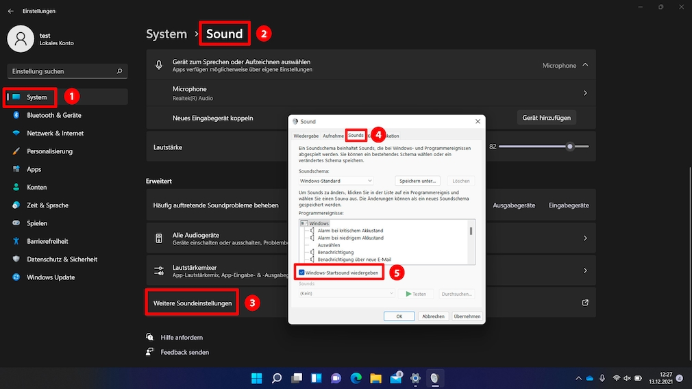 Windows startup sound