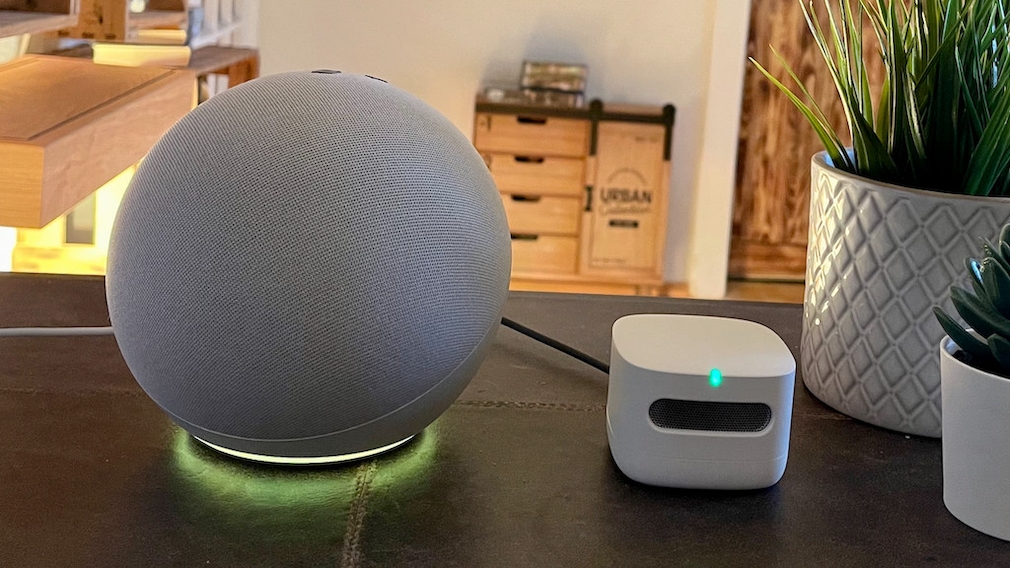 Amazon Smart Air Quality Monitor, Mit Amazon Echo