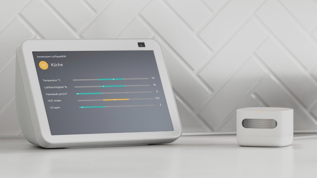 Amazon Smart Air Quality Monitor, Mit Amazon Echo Show
