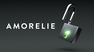 Amorelie-Logo und offenes Schloss