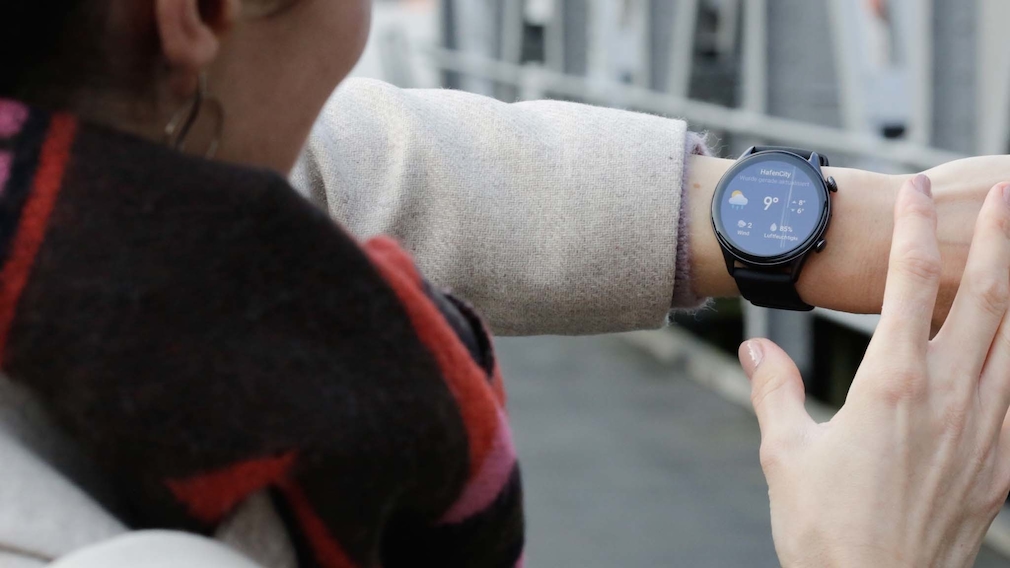 Amazfit GTR 3 Pro in the test: was it worth the effort?  The clock shows the weather, at least from places it knows. 
