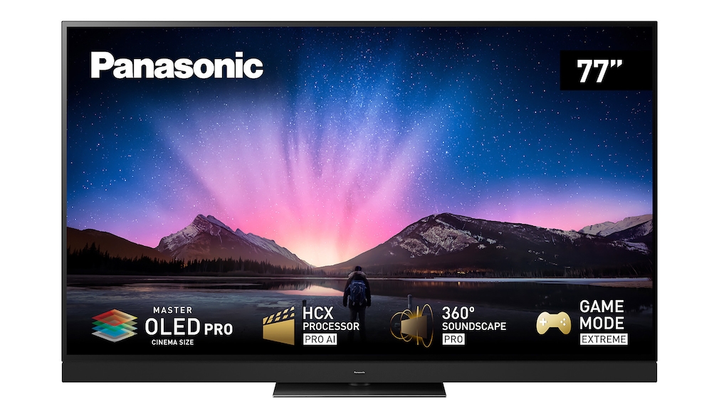 The largest version Panasonic TX-77LZW2004 has a screen diagonal of 195 centimeters.