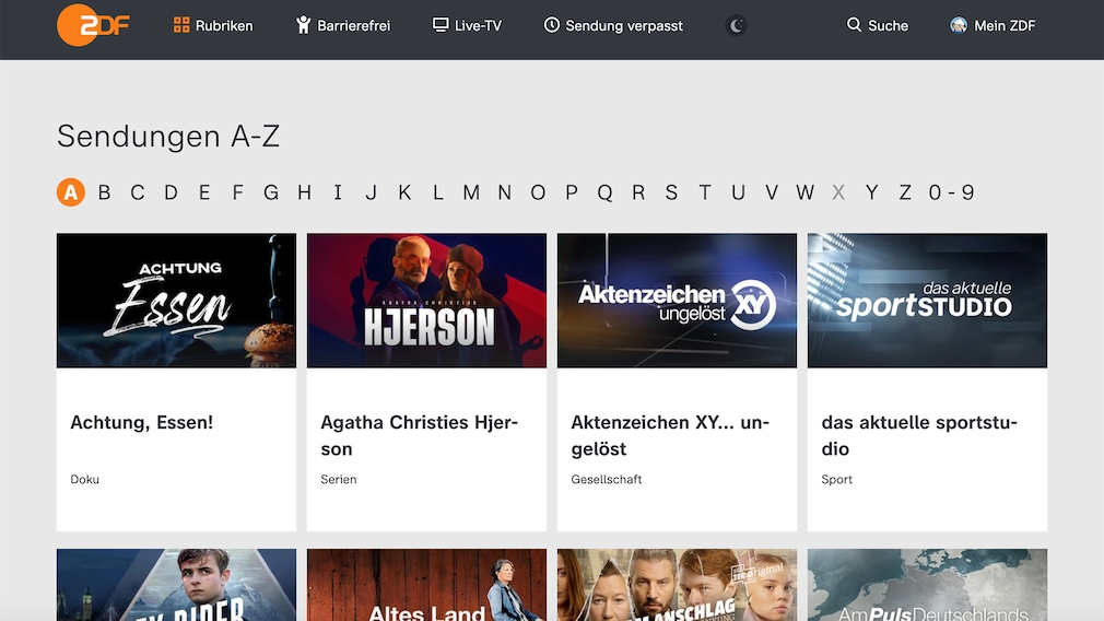 TVMediatheken So funktioniert das Fernsehen auf Abruf COMPUTER BILD