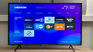 Medion X15092 im Praxis-Test: Der Fernseher ist ein ziemlich smartes Angebot.