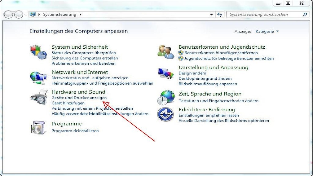 Screenshot Schritt 1 Druckerserver installieren