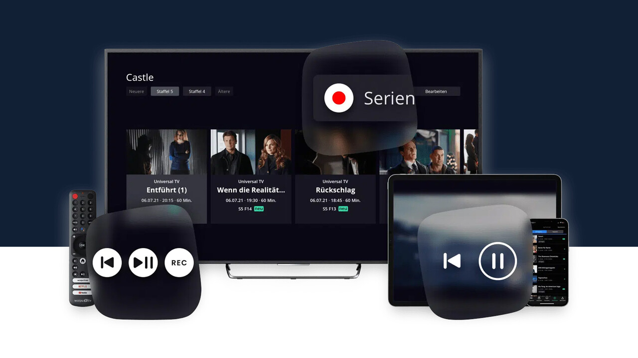 Waipu.tv Wieviele Geräte sind möglich? COMPUTER BILD