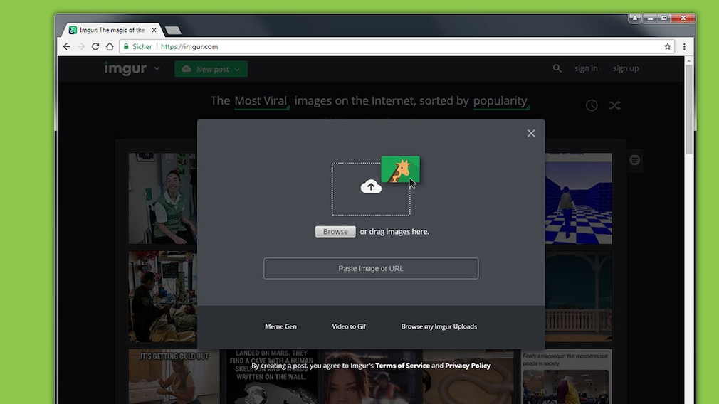 Imgur: Upload einfach erklärt COMPUTER BILD