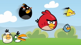 Angry Birds Vögel fliegen