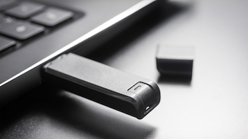 USB-Stick in Notebook